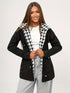 DAMEN SLIM-WAIST KAPUZENJACKE MIT GÜRTEL | MIT ZIPPER